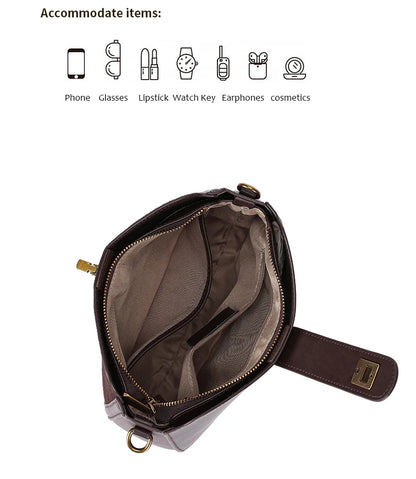 Women‘s Cowhide Genuine Leather Shoulder Bag Ladies Soft Cow Real Leather Handbag Female Fashion Luxury Design Crossbody Bags