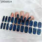 16/18/20Tips Semi-Cured Gel Nail Strips Adhesive Full Cover Stickers for Nails UV Lamp Need Press On Nails Fashion Manicure