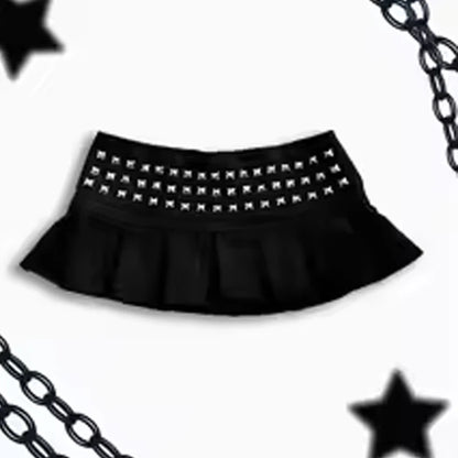 Emo Girls Summer Mini Cute Striped Women's Skirt Streetwear Hip-Hop All-match Fashion Vintage Y2K Hot Girls Slim Women's  Skirt