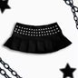 Emo Girls Summer Mini Cute Striped Women's Skirt Streetwear Hip-Hop All-match Fashion Vintage Y2K Hot Girls Slim Women's  Skirt