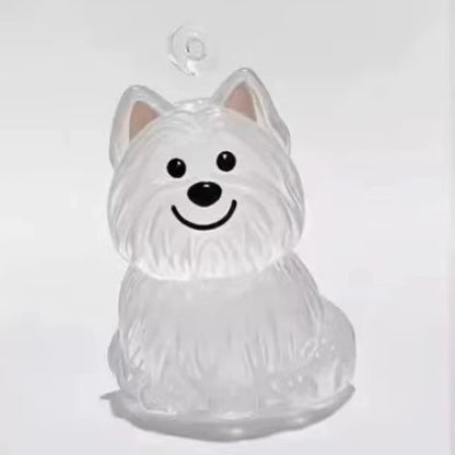 New Clear Puppy Hair Memorial Keepsake Capsule Pet's Dog Fur Container DIY Pendant Keychain Decor Pet Lovers Home Display Gifts