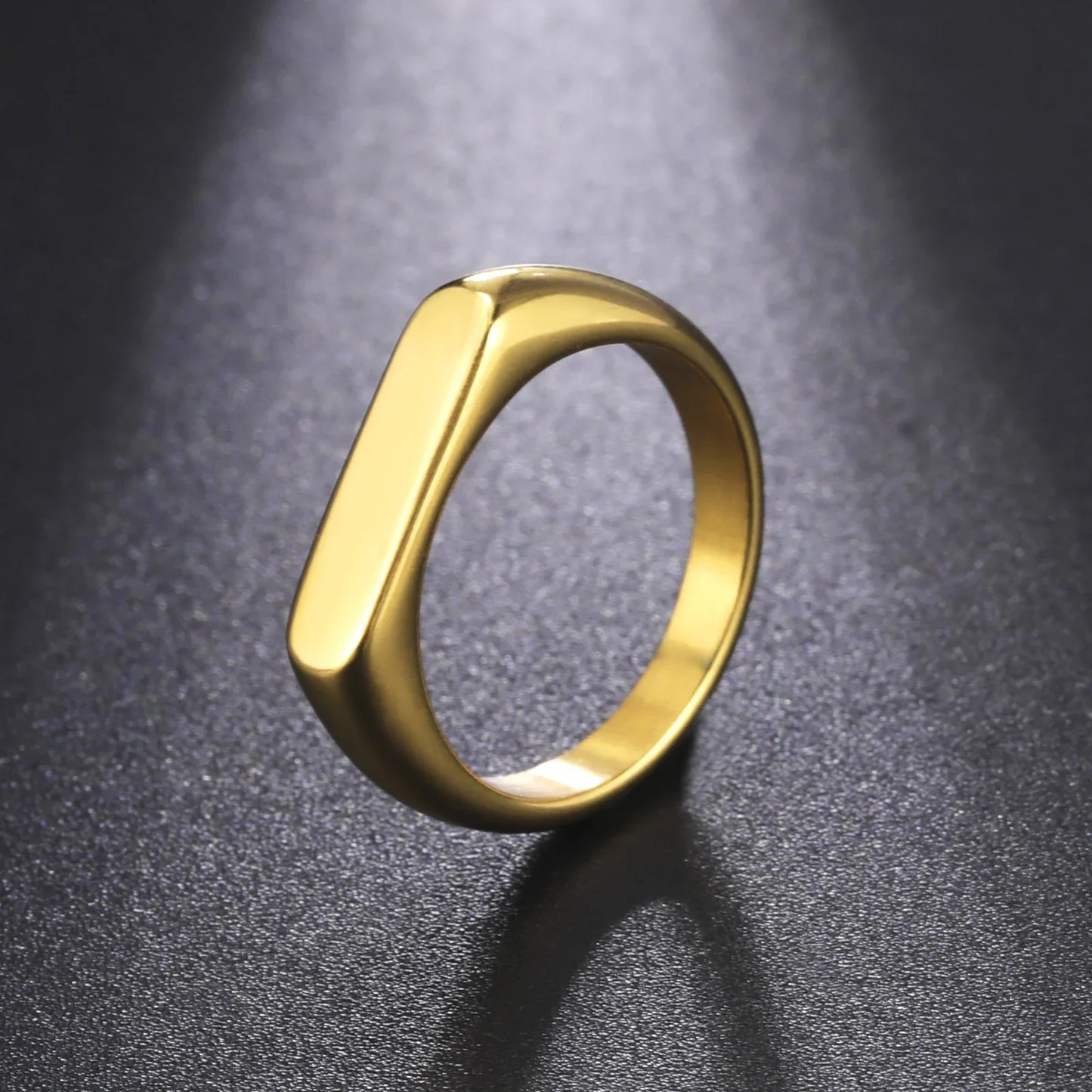 Couple Engrave Name Finger Ring Personalized Custom Gift For Woman Men Wedding Marry Love Silver Color Stainless Steel Jewelry