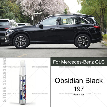For Mercedes-Benz GLC Car Paint Repair Pen Touch Up Scratch Remover DIY Auto Accessories Gray 7992 White 149 Blue 896 Red 3996