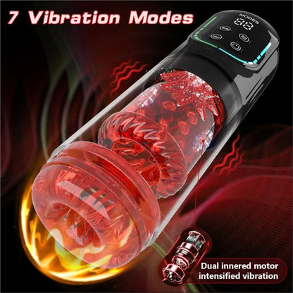 Realistic Vagina Masturbator Man Sex Machine Sextoy Male Sexual Toys Vibrator Automatic Masturbation Cup Pussy Sexy Toy Sex shop