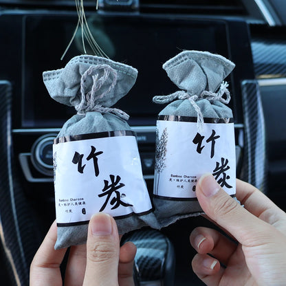 Bamboo Charcoal Air Purifying Bags for Refrigerators Wardrobes Shoe Cabinets Car Air Freshener Purifier Activated Carbon Bag