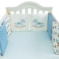 6Pcs/Set Baby Bed Protector Crib Bumper Pads Baby Bed Bumper Kids Safety Bed Around Cotton Blend Crib Anti-collision Anti-fall