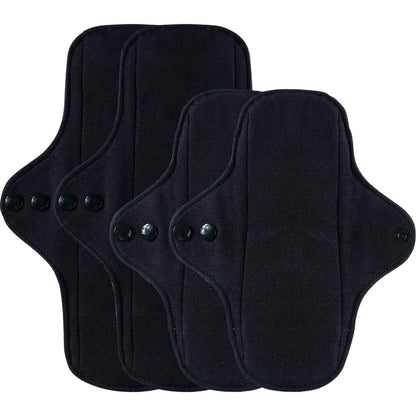 4pcs Washable Sanitary Towels Cotton Menstrual Pad Reusable Women Sanitary Napkins Feminine Hygiene Product Period Cloth Pads