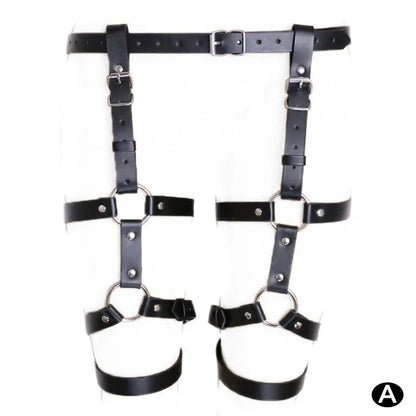 BDSM Bondage Leg Restraints Leather Belt Pants Adult Games thigh ring cuffs Straps Sex Toys For Couples Women erotic underwater