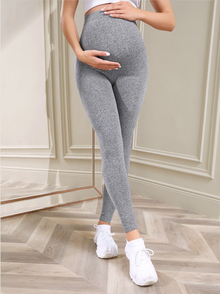 Women's Maternity Leggings Over The Belly Full Length Pregnancy Yoga Pants Active Wear Workout Leggings