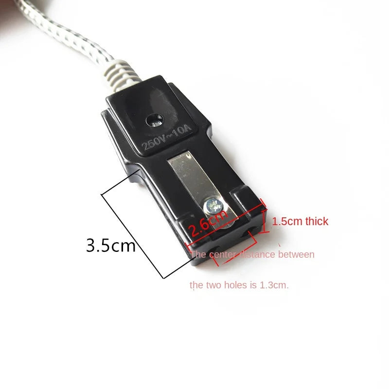 Suitable for Triangle old-style power cord rice cooker / electric stove / electric kettle cord 2-hole plug 1.5 meters