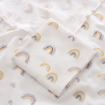 Newborn Baby Cotton Blanket Summer Bedding Babies Stuff  Throw Blanket Muslin Squares Receiving Blanket