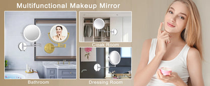 Gold Piano Digital Display Bathroom Shower Set Brass Bathroom Faucet Accessories Thermostatic Digital Bathroom Shower System