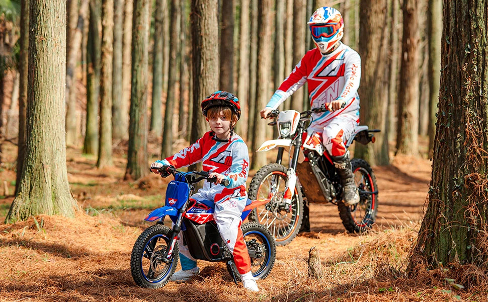 Rfn 150 Electric Dirt Bike- Off-Road Kids Electric Motorcycle, 200W, 2 Speeds, for Boys & Girls, Electric Vehicle