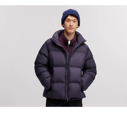 Semir Down Jacket Men Women 2026 Winter New Light Short Coat Three-Proof Thermal Puffer Coat Couple Top Trendy Down Jacket