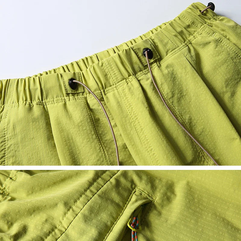 Men Streetwear Fashion Loose Casual Lightweight Quick Dry Sport Pants Women Outdoor Techwear Cargo Baggy Pant Boy Girl Trousers