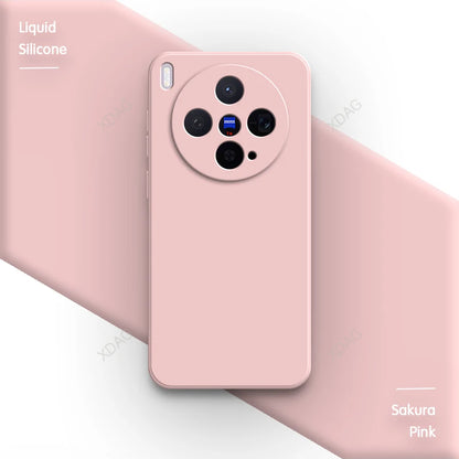 Soft Silicone Classic Case for VIVO X300 5G X300 Pro 5G Original Square Liquid Camera Protection High Qualtiy X300Pro Back Cover