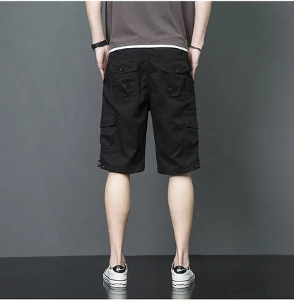 Men's Summer Military Camouflage Shorts Casual Cotton Camo Loose Cargo Shorts Male Bermuda Camuflada Plus Size 5XL