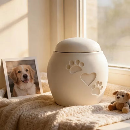 Pet Cremation Memorial Urn Cat Dog Ashes Storage Box Commemorative Keepsake Container For Pet Fur And Teeth Ornament