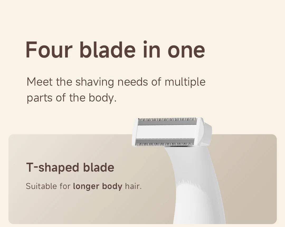 DOCOLAB Electric Razor Depilador Trimmer Shaver Epilator 4 In 1 Body Hair Removal Bekini Painless Cordless Gifts Men Women