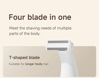 DOCOLAB Electric Razor Depilador Trimmer Shaver Epilator 4 In 1 Body Hair Removal Bekini Painless Cordless Gifts Men Women