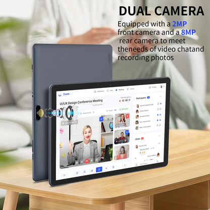 PRITOM M10 10.1 Inch Android Tablet PC 64GB ROM Quad-core HD IPS Screen WiFi GPS