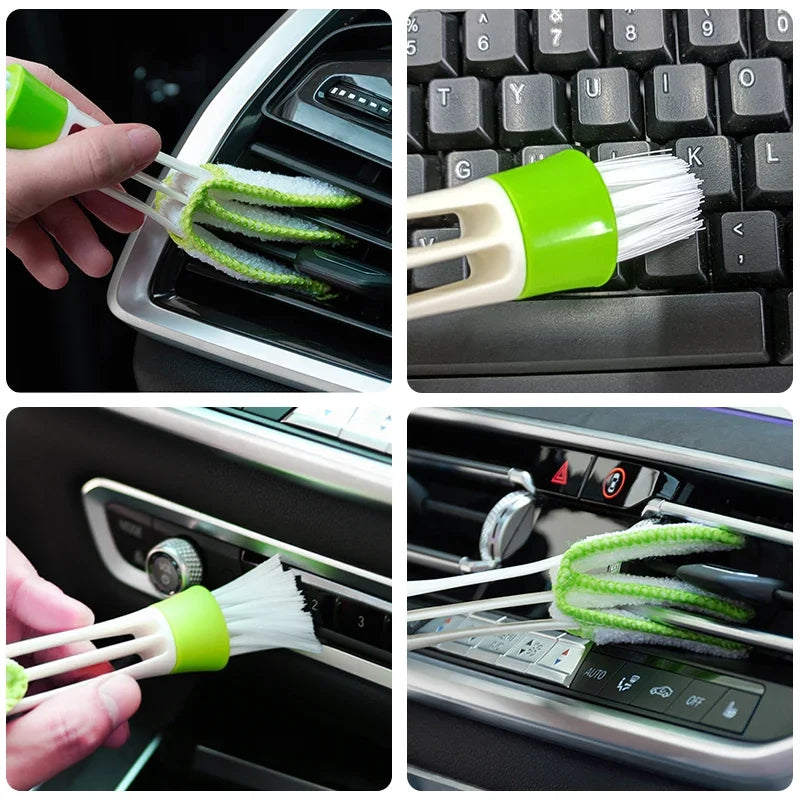 1PCS Car Cleaning Brush Accessories 2018 New for Volkswagen VW Golf 4 6 7 GTI Tiguan Passat B5 B6 B7 CC Jetta MK5 MK6 Polo