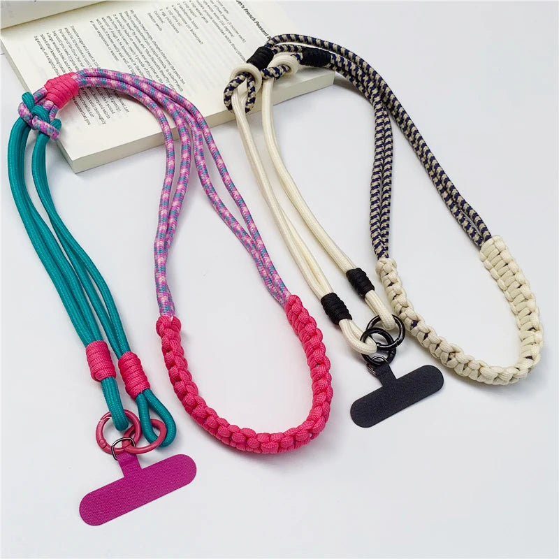 New Korean Crossbody Mobile Phone Hanging Rope Neck Lanyard Wrist Strap DYM Removable Phone Lanyard Water Cup Hanging Rope