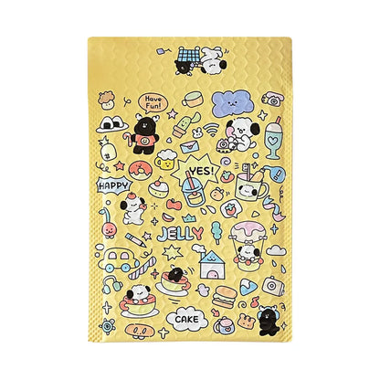 10pcs/Jelly Dog Cute Express Waterproof Packaging Bag, Shockproof Bubble Bag