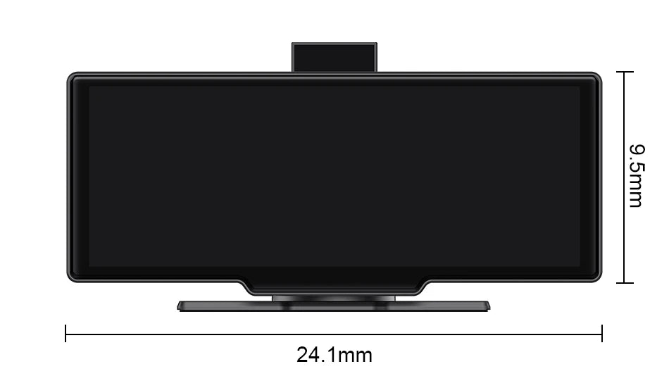 7/10.26" Wireless Carplay Screen for Car,5G Wifi Dash Cam 4K Car DVR,Android Auto Dual Lens GPS Navigation Video Recorder,FM AUX