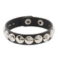 Vintage Leather Bracelets Punk Row Cuspidal Spikes Rivet Stud Wide Cuff PU Leather Punk Gothic Rock Unisex goth accessories