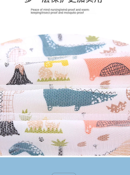 Multifunction Baby Breastfeeding Nursing Covers Towel Blanket Adjustable Privacy Apron Outdoors Cloth Mosquito Net  Stroller