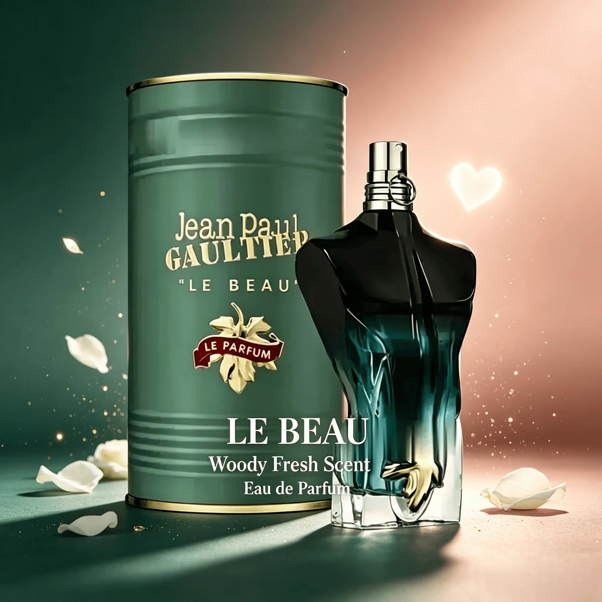 Jean Paul Gaultier Le Beau Le Parfum Intense for Men 125ml - Long Lasting Woody Amber Men's Cologne Eau de Parfum with Coconut Wood, Tonka Bean & Sandalwood - Designer Fragrance Spray long-lasting fragrance