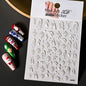 Winter Christmas Atmosphere Nail Stickers Snowman Snowflake Wapiti Self-adhesive High Quality Cute Nail Stickers Nail Art Deco
