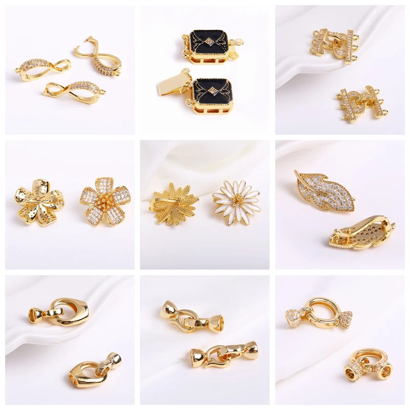 Jewelry Making Beads,18K Gold Plated Wave Thin Spacer Beads,Brass Round Thin Beads DIY Bracelet Necklace Making Accessories