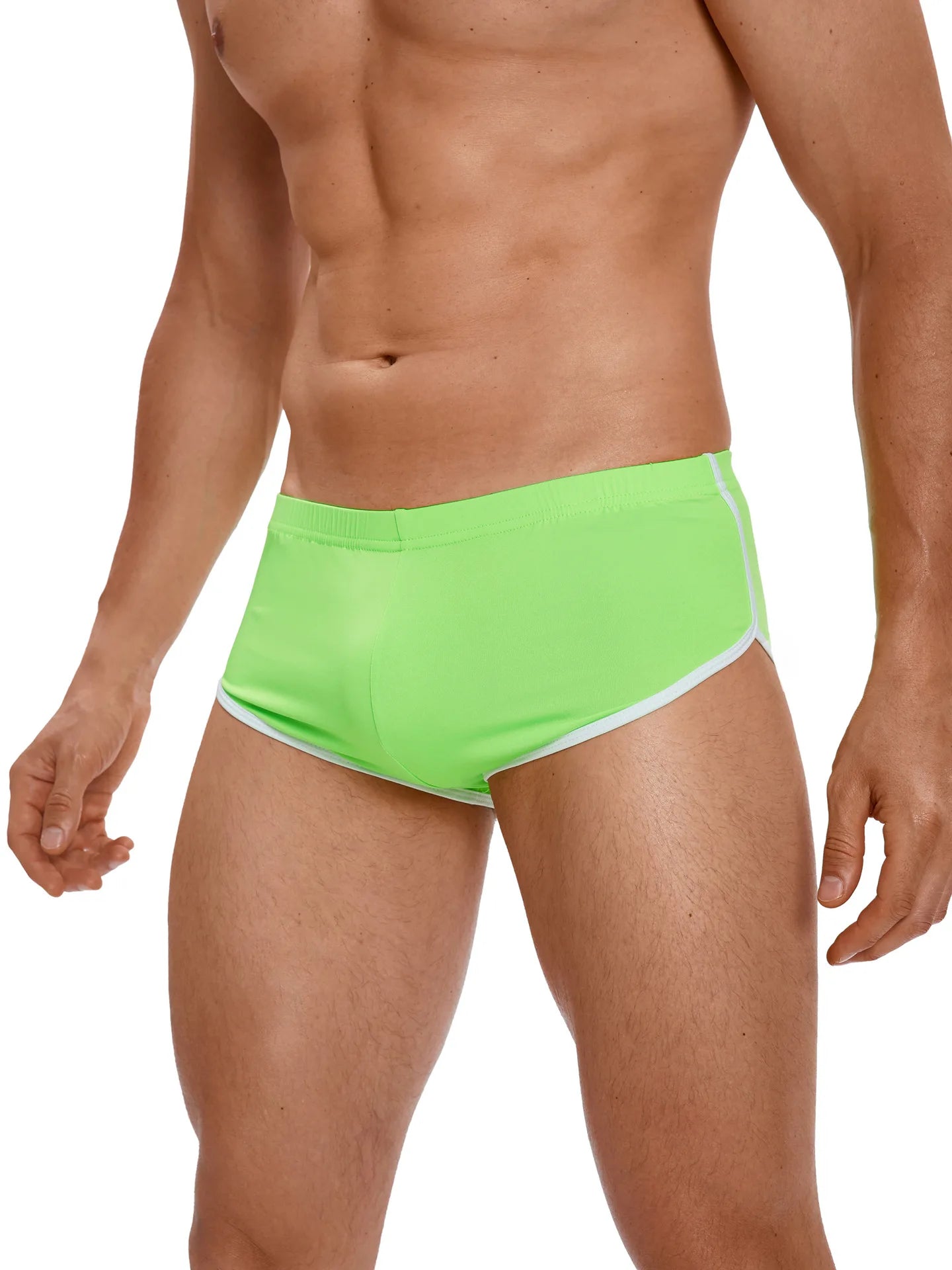 Sexy Running Elastic Sport Shorts Men's Summer Shorts Hot Pants Bar Nine Points Slim Fit Cotton Milk Silk Men's Fashion