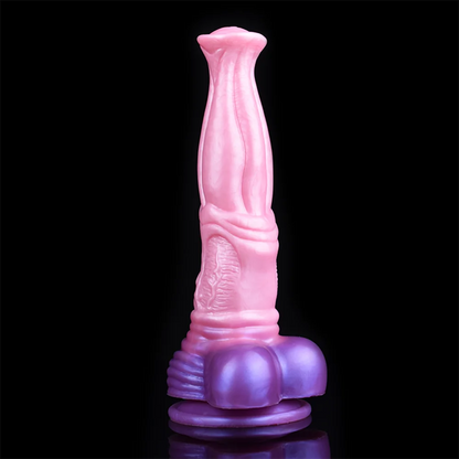 FAAK Silicone Long Penis Fantasy Knot Horse Dildo With Sucker Sex Toys For Women Anal Plug Female Masturbator Adult Games