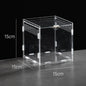 Durable Acrylic Reptile Habitat Anti-Escape Multiple Size Spider Feeding Case Clear Arboreal Lizard Breeding Box for Chameleon