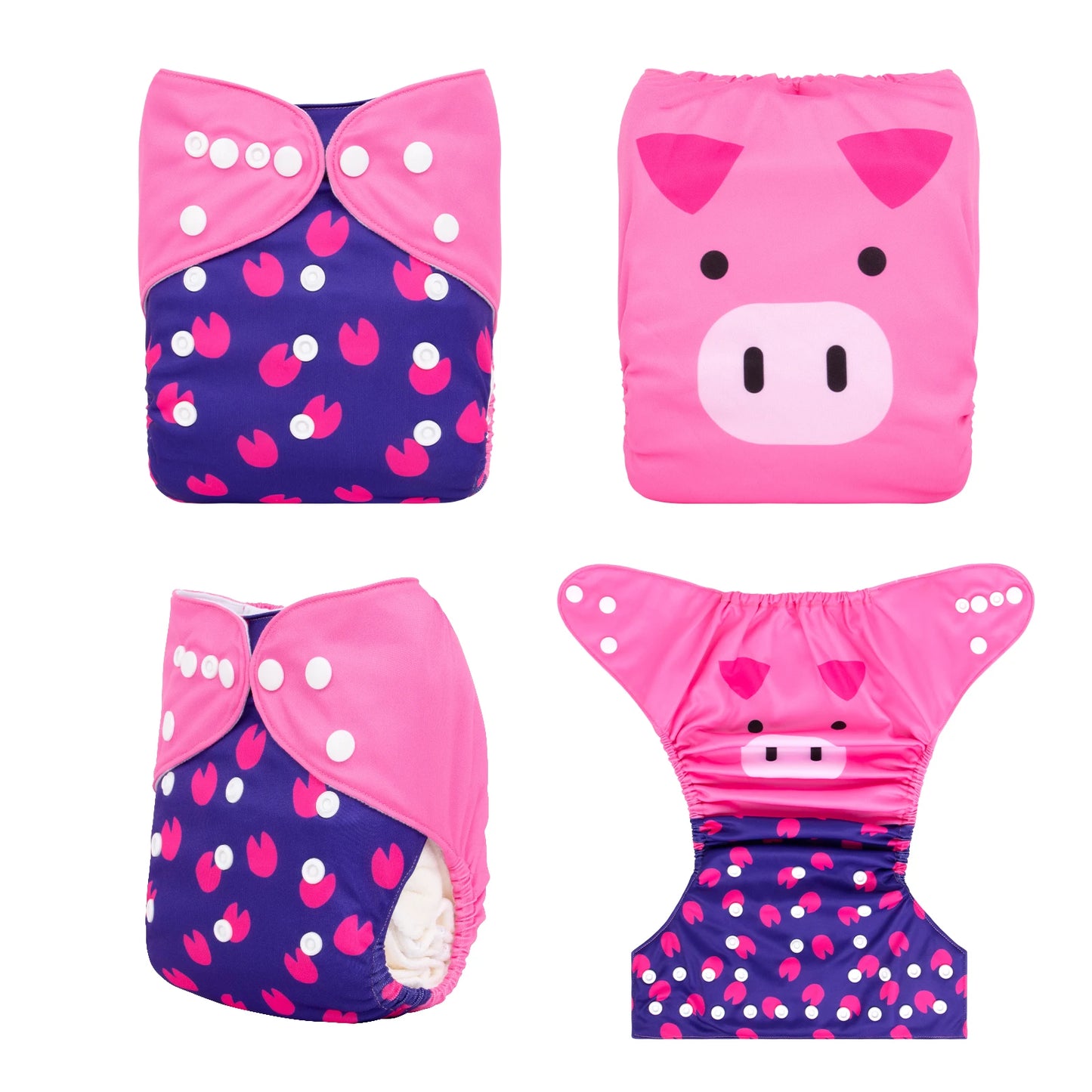 U Pick ALVABABY Digital Position Cloth Diapers Baby Reusable Modern Cloth Nappy for Baby with 1pc Microfiber Insert