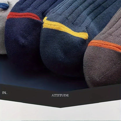 5/10/15/20 Pairs Men Socks Breathable Cotton Sports Stockings Comfortable Men Socks Sweat Absorption Business Socks Letter Print