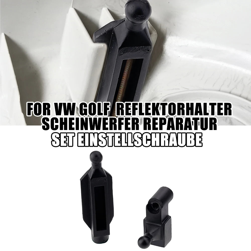 1/2PCS Reflektorhalter Scheinwerfer Reparatur Set Einstellschraube For VW Volkswagen Golf 3
