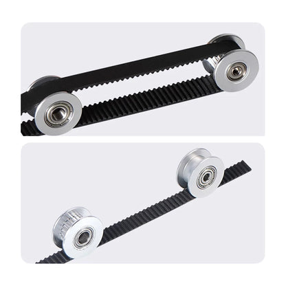 GT2 Idler Timing Pulley 16-tooth 20-Teeth with 3mm or 5mm Bore with Bearings for 3D Printer Parts Timing Belt 6mm 10mm