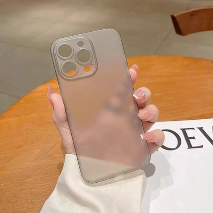 New Ultra Thin Matte Phone PP Case For Iphone 11 12 13 14 15 16 17 Air plus Pro Max Mini X Xr XsMax Slim Cover Cases