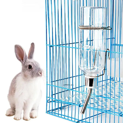 Water Bottles for Rabbit Ferret Small Bird Guinea Pigs Rats Hamster Cage Hanging Liquid Feeder for Small Animals Puppy 180/350ML