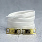 4Pcs AF1 Shoelaces Black White Flat laces and Shoe Decoration Suit Sneaker Shoelace Air Force one Shoes Accessories