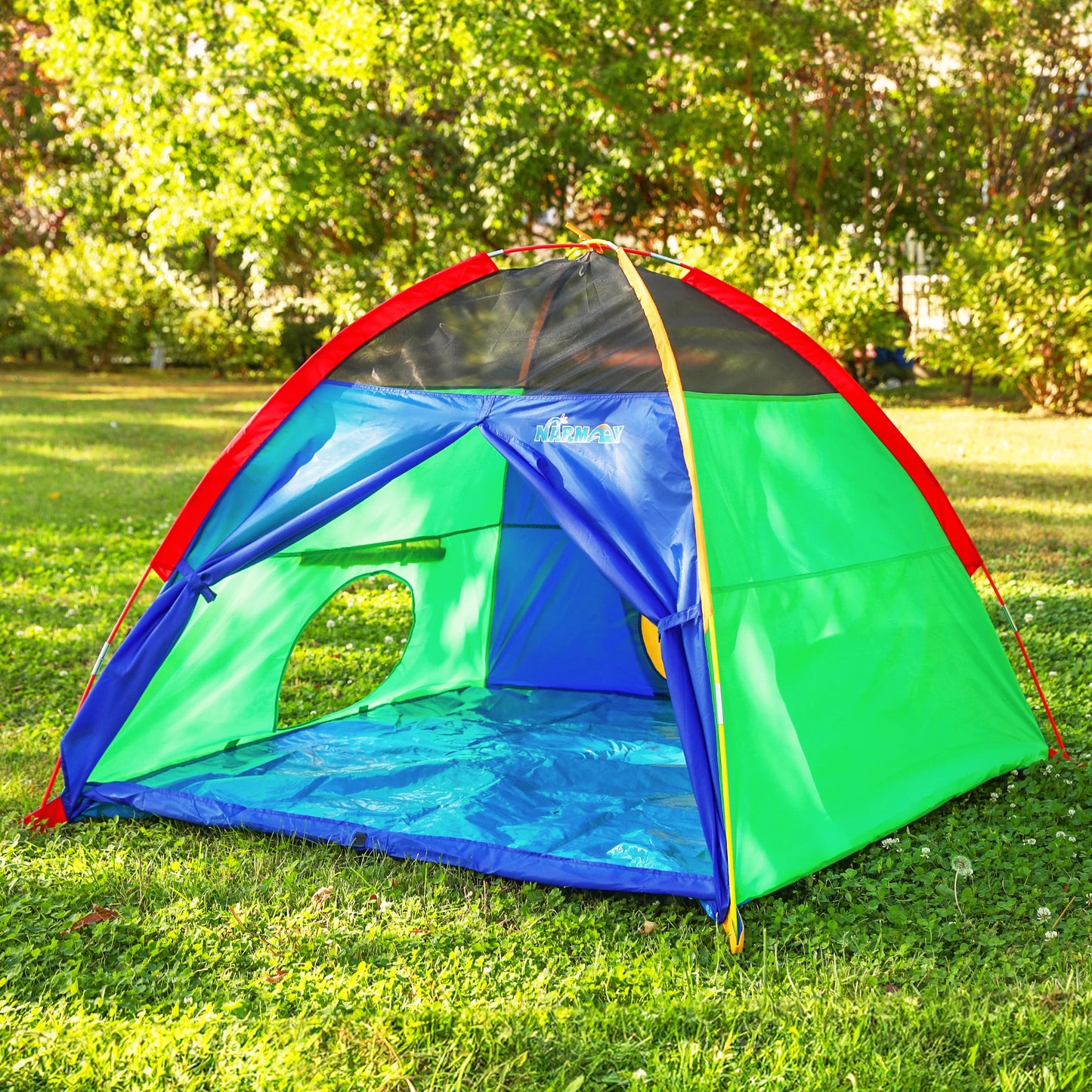 Kids Play Tent Easy Fun Dome Tent for Children Indoor/Outdoor Fun - X' Gift