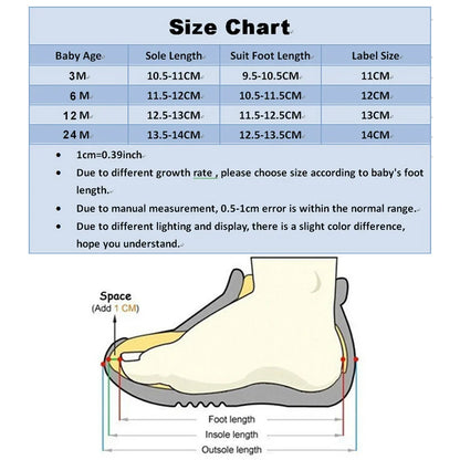 Baby Socks Slippers With Rubber Soles Girl Boy Infant Newborn Children Floor Socks Shoes Anti Slip Soft Sole Toddlers Indoor