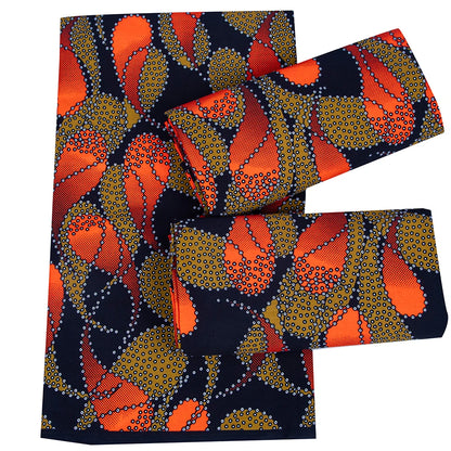 Veritablewax Africa Ankara Prints Batik Wax Fabric DIY Textile Nigeria African Polyester Fabric Dress Sewing Tissu Craft 6 yards