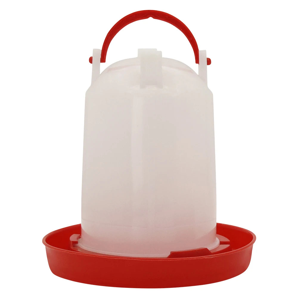 Chicken Poultry Feeder And Waterer Water Food Dispenser Automatic Chicken Chick Waterer Feeding Bucket Container Farm Supply