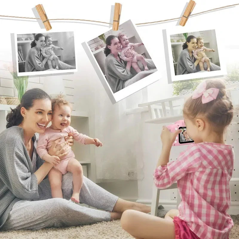 Super Cute Children Camera 1080P HD Toddler Digital Video Camera 2.0-inch Kids Camera with Silicone Cases Toys for  Christmas