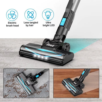 INSE N5T 465W 35000Pa Suction Power Cordless Vacuum Cleaner Handheld Smart Home Appliance Removable Battery Dust Mug